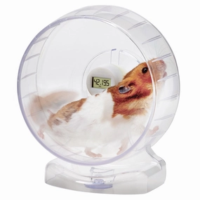Marukan Clean & Clear Life Clean Wheel with Running Meter for Hamster 17cm (ML322) hamster cage guinea pig supplies small animal accessories rabbit water bottle rat tunnel