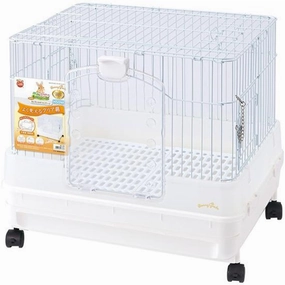Marukan Easy-To-Clean Cage For Rabbits White hamster cage guinea pig supplies small animal accessories rabbit water bottle rat tunnel