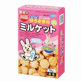 Marukan Milk Biscuit For Baby Rabbit 70g (MR-557) cat vitamins cat digestive aid cat immune support cat joint supplement cat skin supplement
