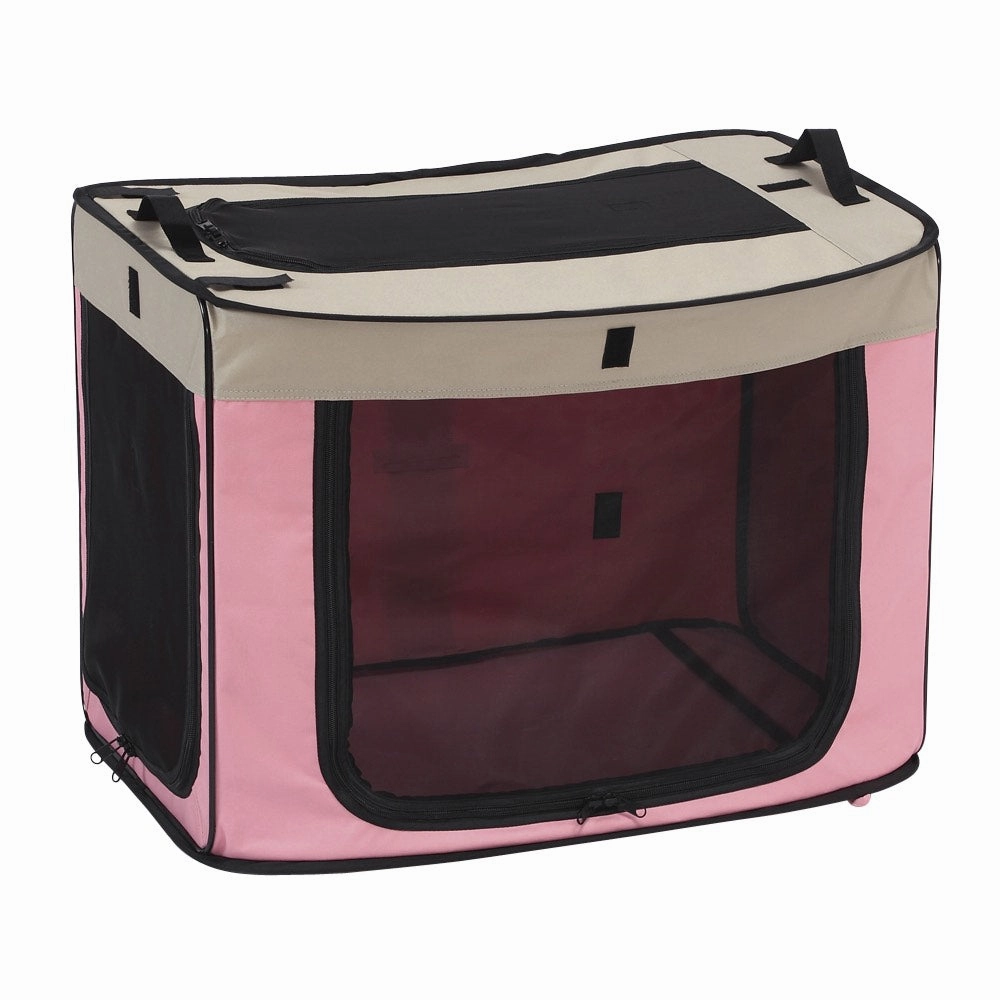Marukan One Touch Foldable Dog Cage (Small) dog harness dog training collar dog safety vest dog seatbelt dog ID tag