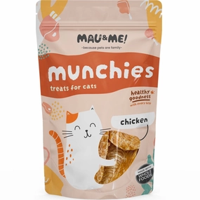 Mau&Me Munchies Chicken Air-Dried Grain-Free Cat Treats 60g natural cat food soft cat treats freeze dried cat food organic cat treats indoor cat food