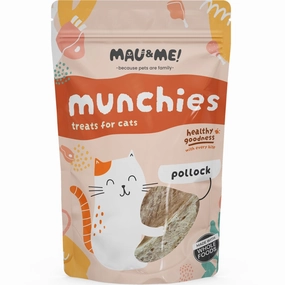 Mau&Me Munchies Pollock Air-Dried Grain-Free Cat Treats 60g dog chew toys dog dental chews durable chew toys puppy chew toy bone chew