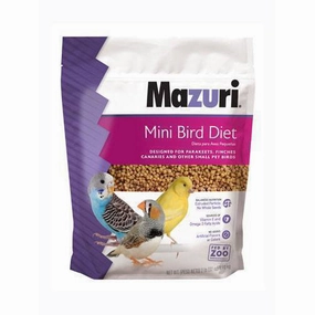 Mazuri Mini Bird Diet 2lb bird cage parrot food bird toys bird perch bird treats