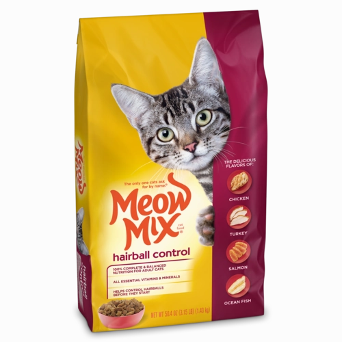 Meow Mix Hairball Controll Dry Cat Food cat treats toys for cats cat hair remover cat cleaning supplies cat food bowl