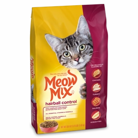 Meow Mix Hairball Controll Dry Cat Food cat supplies cat house cat tree cat feeder cat collar