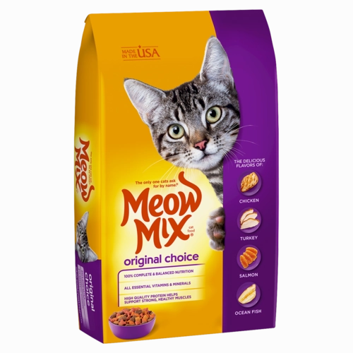 Meow Mix Original Dry Cat Food cat treats toys for cats cat hair remover cat cleaning supplies cat food bowl