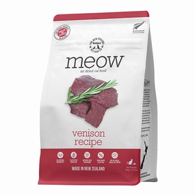 Meow Venison Air Dried Food, 26.5 oz cat scratchers cat towers cat window perch cat heating pad cat calming spray