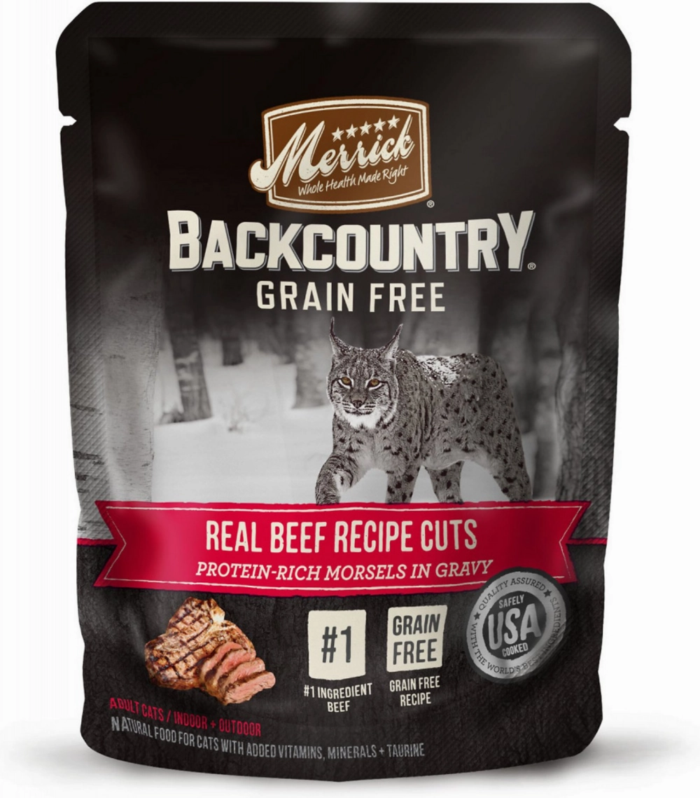 Merrick Backcountry Grain Free Premium And High Protein Wet Cat Food, Beef Recipe Cuts Morsels In Gravy cat calming diffuser cat stress relief anxiety cat treats cat relaxing spray pet mood aid
