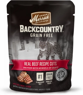 Merrick Backcountry Grain Free Premium And High Protein Wet Cat Food, Beef Recipe Cuts Morsels In Gravy cat calming diffuser cat stress relief anxiety cat treats cat relaxing spray pet mood aid