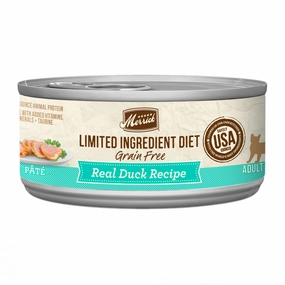 Merrick Limited Ingredient Diet Premium Grain Free And Natural Canned Pate Wet Cat Food, Duck Recipe cat calming diffuser cat stress relief anxiety cat treats cat relaxing spray pet mood aid