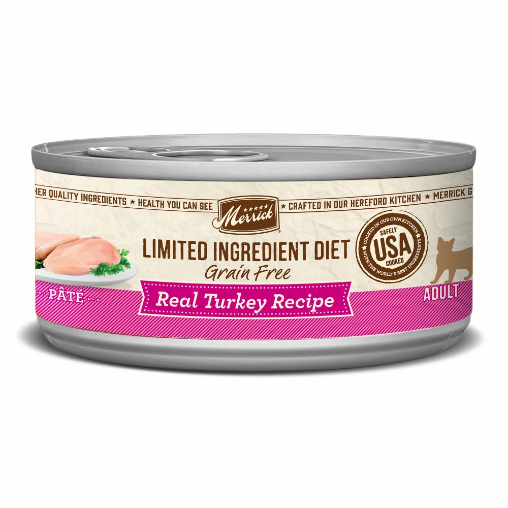 Merrick Limited Ingredient Diet Premium Grain Free And Natural Canned Pate Wet Cat Food, Turkey Recipe cat calming diffuser cat stress relief anxiety cat treats cat relaxing spray pet mood aid