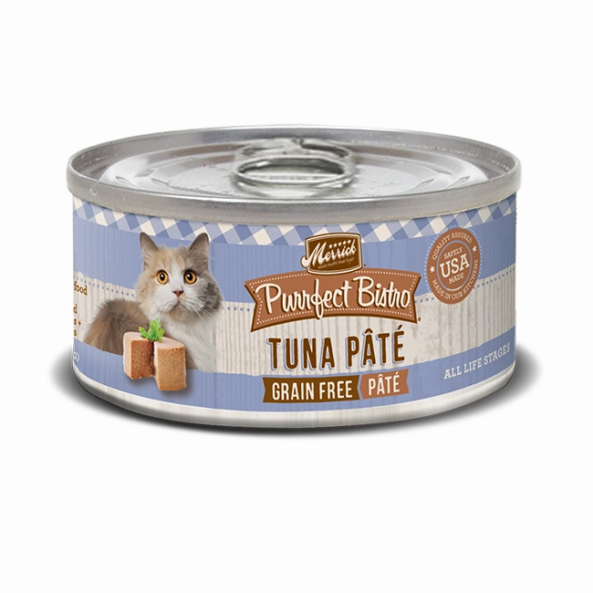 Merrick Purrfect Bistro Tuna Pate Wet Cat Food cat treats toys for cats cat hair remover cat cleaning supplies cat food bowl