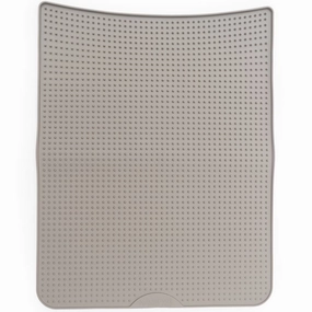 Messy Cats Silicone Litter Mat With Soft Graduated Spikes (Grey) kitten supplies kitten toys kitten food kitten litter box kitten bed