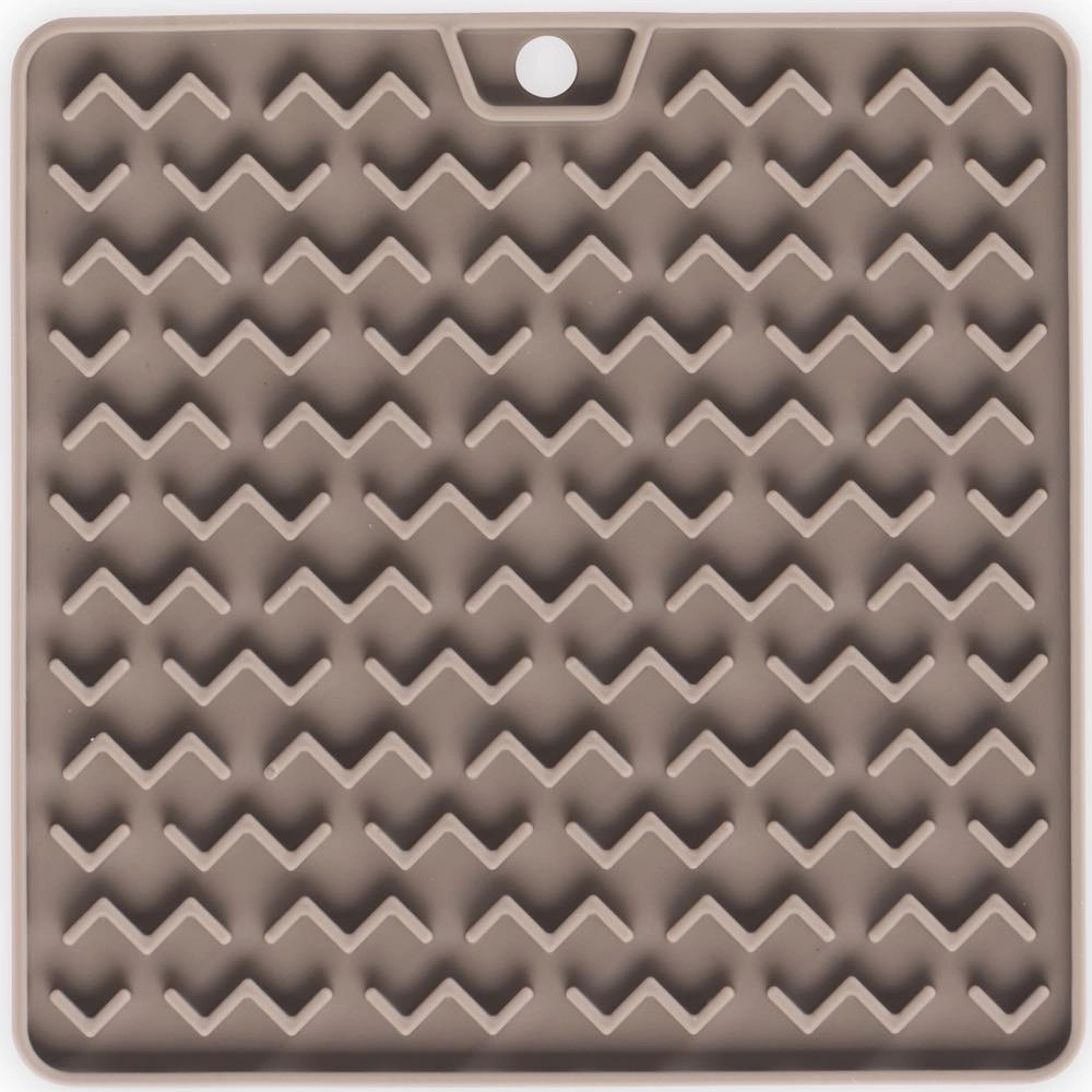 Messy Cats Silicone Reversible Interactive Cat Feeding & Licking Mat (Grey)