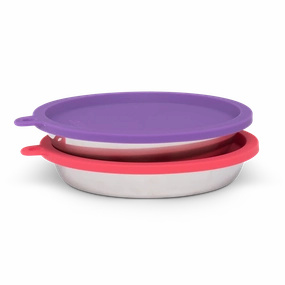 Messy Cats Silicone Saucer-Shaped Air-Tight Lid 1.75 Cup 2-pack cat toys interactive cat toys cat teaser wand cat balls cat laser pointer