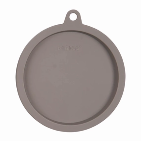 Messy Cats Silicone Saucer-Shaped Air-Tight Lid 1.75 Cup - Grey cat toys interactive cat toys cat teaser wand cat balls cat laser pointer