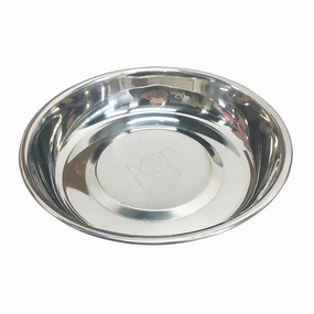 Messy Cats Stainless Steel Saucer-Shaped Bowl 1.75 Cup cat toys interactive cat toys cat teaser wand cat balls cat laser pointer