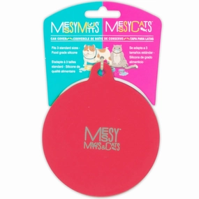 Messy Mutts & Cats Silicone Universal Cat & Dog Food Can Cover (Watermelon) cat leash cat bowtie cat hat cat bandana cat costume
