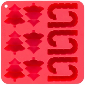 Messy Mutts Holiday Silicone Dog Treat Making Mold (Watermelon) dog bones rawhide chew sticks dog jerky bacon bone