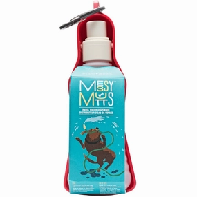 Messy Mutts Plastic Travel Dog Water Dispenser (Watermelon) dog bones rawhide chew sticks dog jerky bacon bone