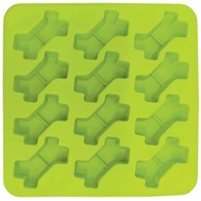 Messy Mutts Silicone Dog Treat Making Mold (12 Bones, Green) dog harness dog training collar dog safety vest dog seatbelt dog ID tag