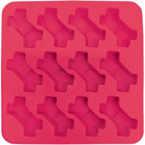 Messy Mutts Silicone Dog Treat Making Mold (12 Bones, Watermelon) dog supplies dog food toys accessories dog bed