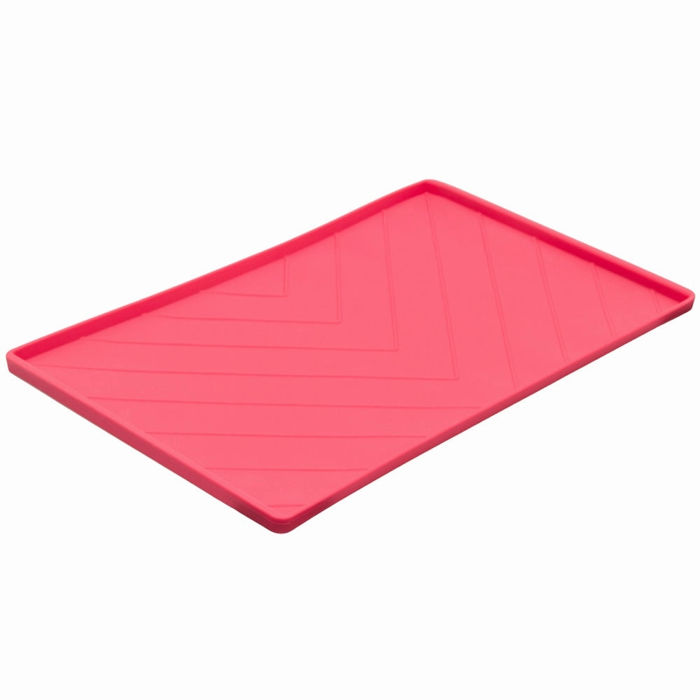 Messy Mutts Silicone Non-Slip Dog Bowl Mat (Watermelon) dog bones rawhide chew sticks dog jerky bacon bone