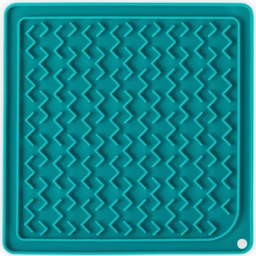 Messy Mutts Silicone Therapeutic Dog Licking Mat (Blue) cat dry food crunchy cat food fish formula dry cat food adult cat kibble kitten dry food