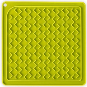 Messy Mutts Silicone Therapeutic Dog Licking Mat (Green) cat dry food crunchy cat food fish formula dry cat food adult cat kibble kitten dry food
