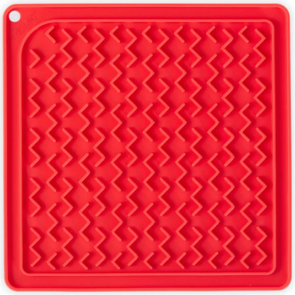Messy Mutts Silicone Therapeutic Dog Licking Mat (Watermelon) cat dry food crunchy cat food fish formula dry cat food adult cat kibble kitten dry food