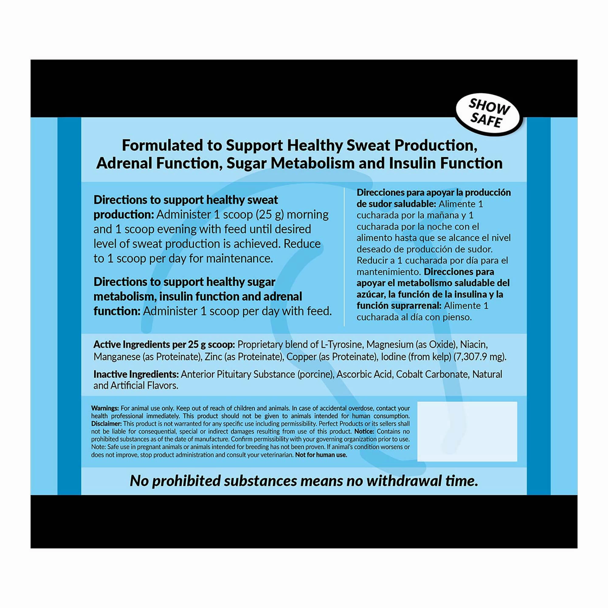 MetaSweat Metabolic Balancer & Sweat Optimizer for Performance Horses