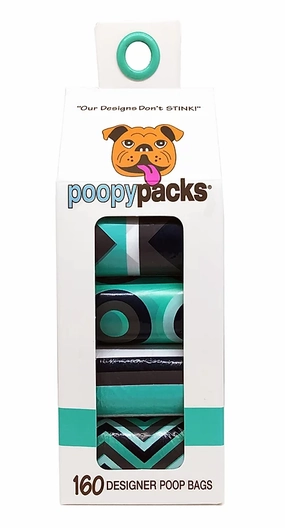 Metro Paws Poopy Packs - Seafoam Multi 8pk 160ct dog pain relief hip joint supplement senior dog care pet arthritis aid dog skin supplement