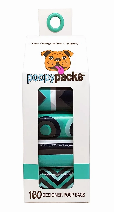 Metro Paws Poopy Packs - Seafoam Multi 8pk 160ct dog pain relief hip joint supplement senior dog care pet arthritis aid dog skin supplement
