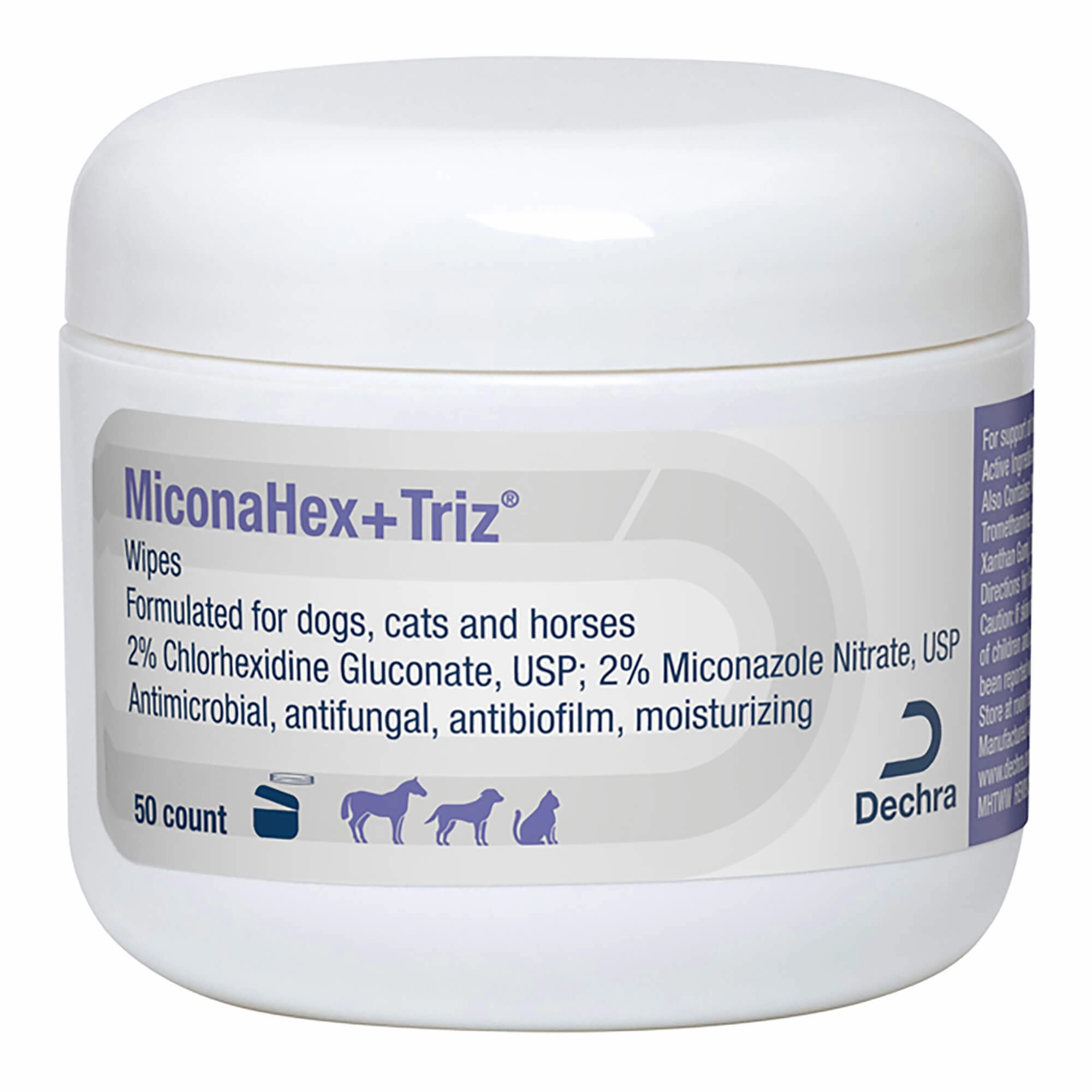 MiconaHex Triz Wipes, 2.25" round, 50 ct jar cat scratchers cat towers cat window perch cat heating pad cat calming spray