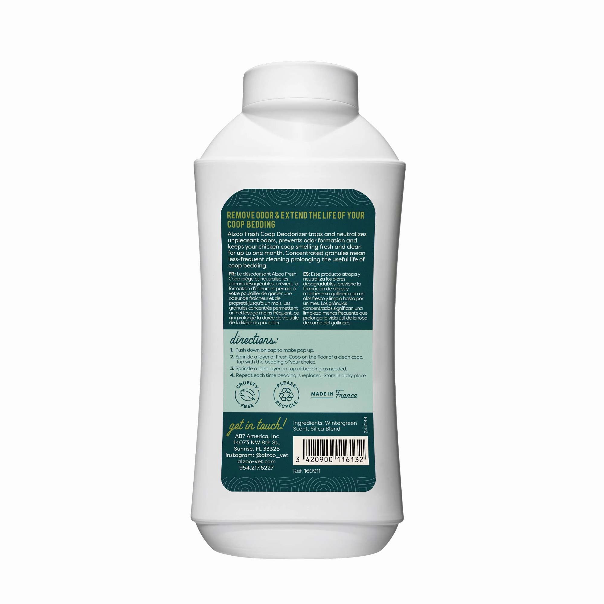 Mineral-Based Fresh My Chicken Coop Deodorizer, Evergreen Scent, 26.6 oz