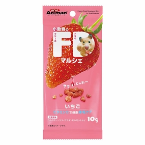 Mini Animan Freeze Dried Strawberry Bits for Small Animals 10g kitten health kit kitten booster vitamins kid cat immune kitten digestion kitten omega 3