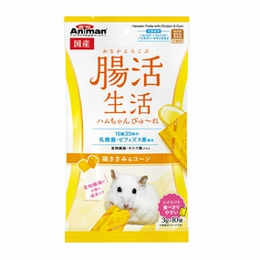 Mini Animan Hamster Puree with Chicken & Corn 3g x 10pcs kitten health kit kitten booster vitamins kid cat immune kitten digestion kitten omega 3