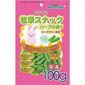 Mini Animan Hard Alfalfa Snack Herb Flavor for Rabbit 100g kitten health kit kitten booster vitamins kid cat immune kitten digestion kitten omega 3