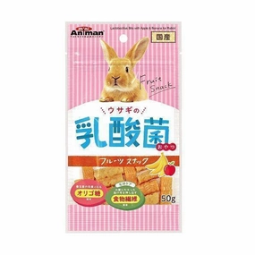 Mini Animan Lactobacillus Fruit Mix Bits for Rabbit 50g kitten health kit kitten booster vitamins kid cat immune kitten digestion kitten omega 3
