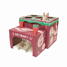 Mini Animan Playing House For Rabbit dog water fountain slow feeder automatic dog feeder gravity feeder dog food dispenser
