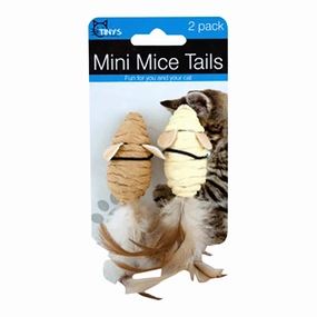 Mini Mice Cat Toys, 2 pk cat scratchers cat towers cat window perch cat heating pad cat calming spray