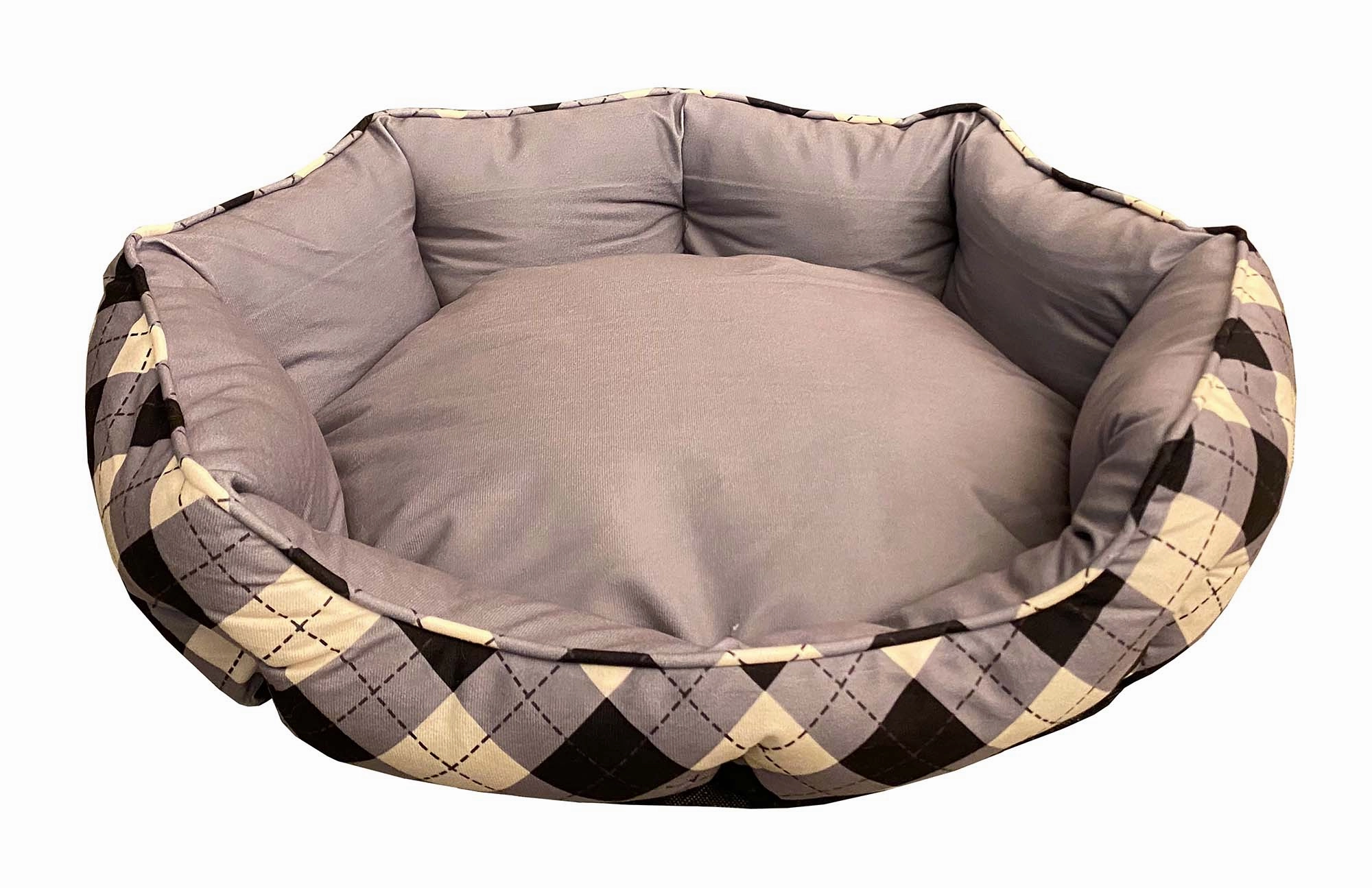 Mink Tufted Euro Bed