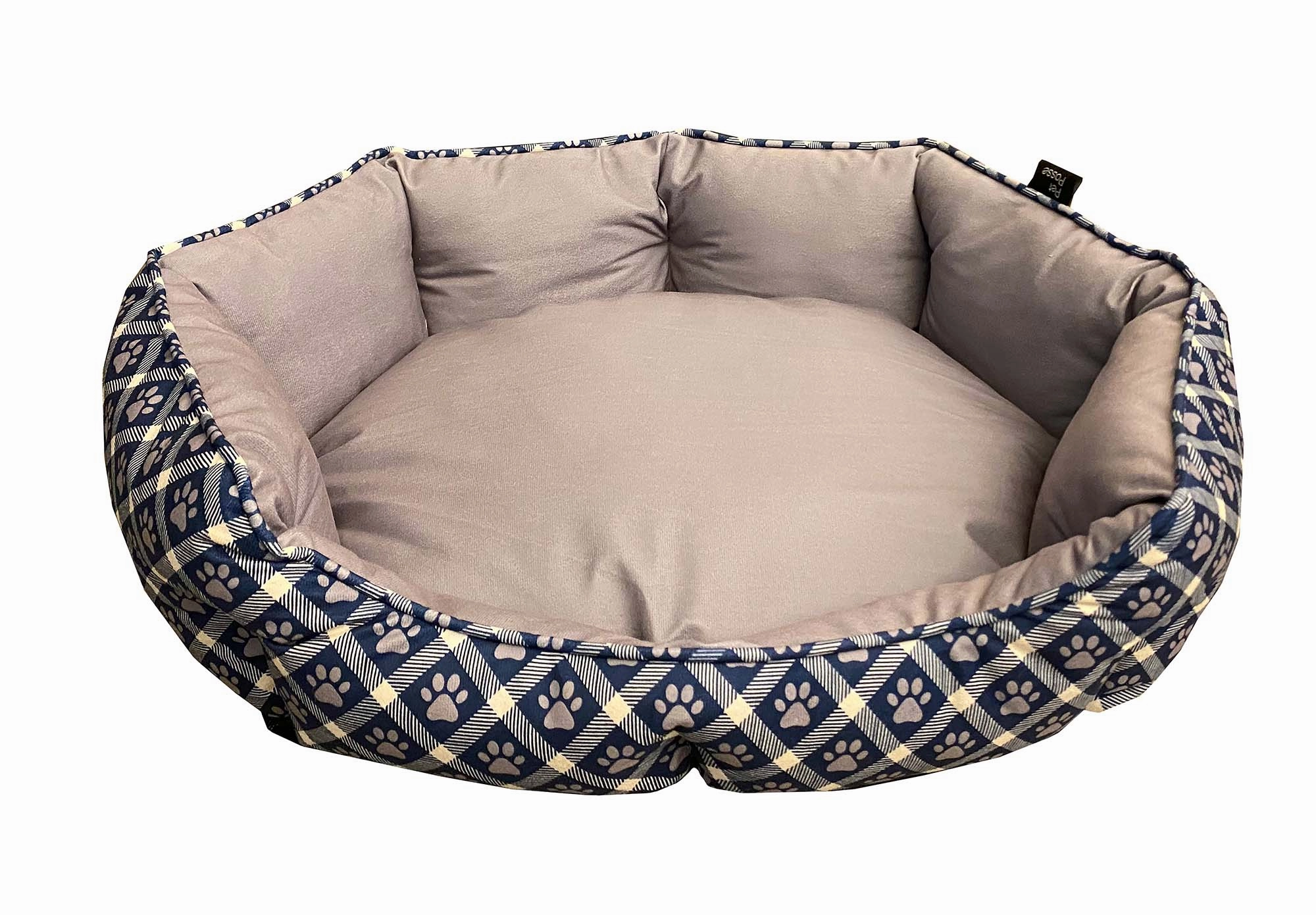 Mink Tufted Euro Bed