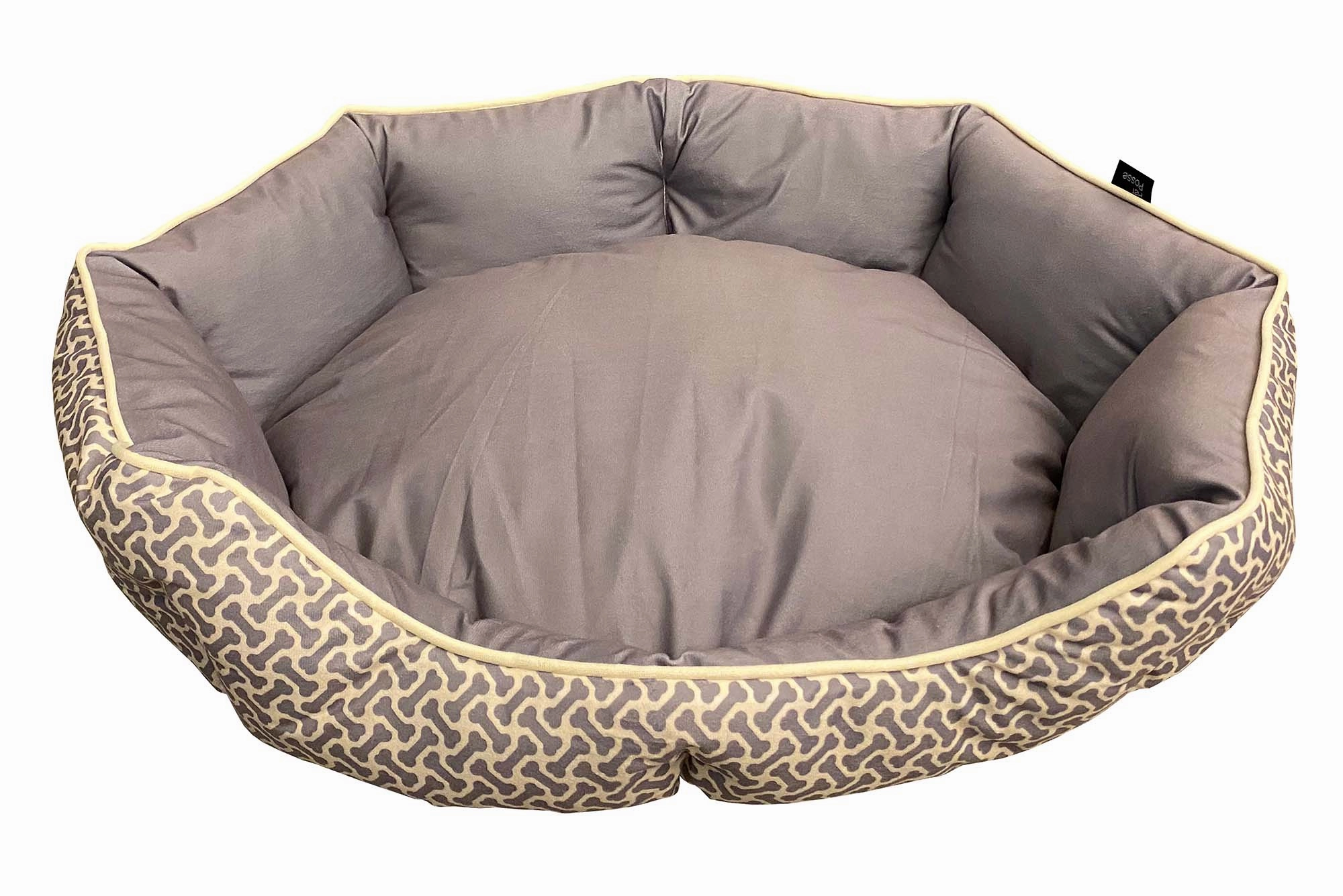 Mink Tufted Euro Bed