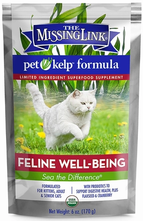 Missing Link Pet Kelp Feline Well-Being Formula cat beds cat scratching post cat shampoo cat tunnel cat brush