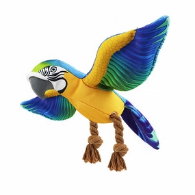 Molly Macaw Rope Squeaker dog toys indestructible dog toys dog tug toys dog plush chew resistant toy