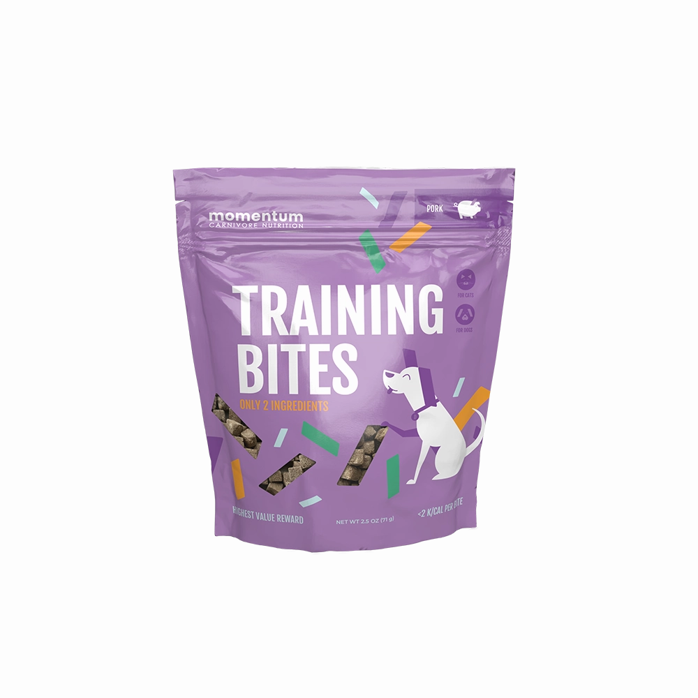 Momentum Freeze-Dried Training Bites Dog Treats - Pork 2.5oz Bag goat vitamins sheep health poultry medicine livestock supplement animal wellness