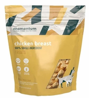 Momentum Single Ingredient Freeze-Dried Dog & Cat Treats - Chicken Breast 3oz Bag goat vitamins sheep health poultry medicine livestock supplement animal wellness