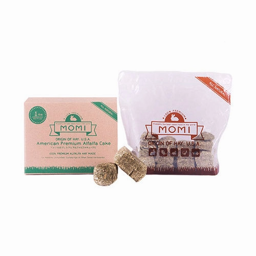 Momi Alfalfa Cake 1lb cat vitamins cat digestive aid cat immune support cat joint supplement cat skin supplement