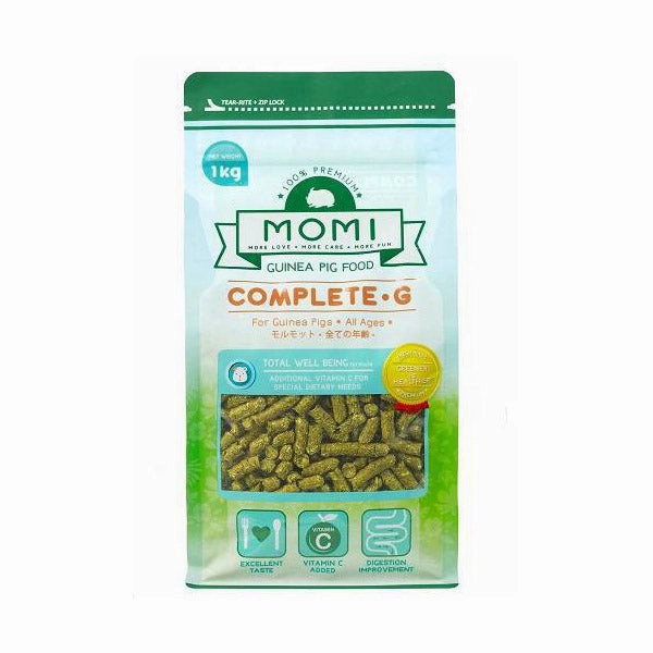 Momi Complete-G Guinea Pig Pellets 1kg dog water fountain slow feeder automatic dog feeder gravity feeder dog food dispenser